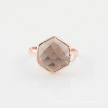 Handmade Smoky Quartz 925 Silver Ring in Wholesale Price